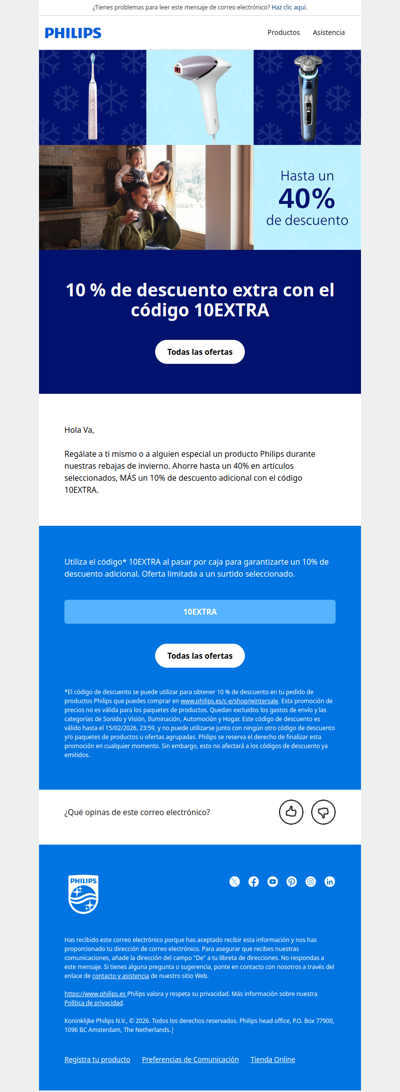 ⏰ Última oportunidad: Hasta un 40 % de descuento + 10 % extra