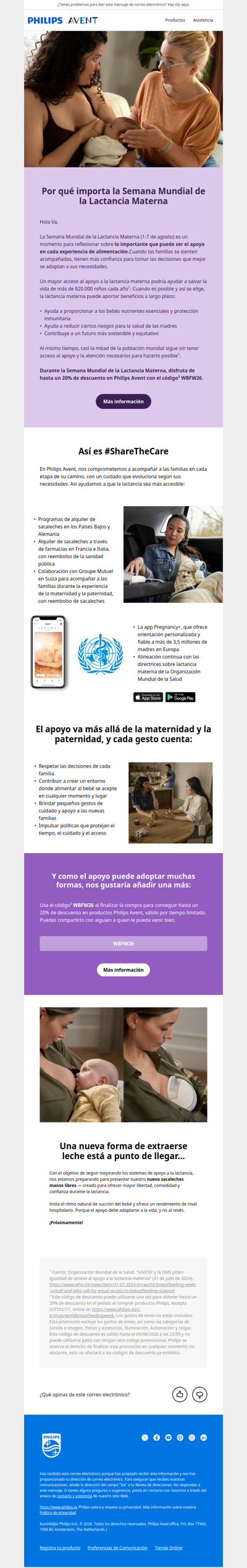 Semana Mundial de la Lactancia Materna: compartamos el cuidado