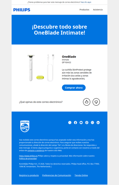 Descubre todo sobre OneBlade Intimate