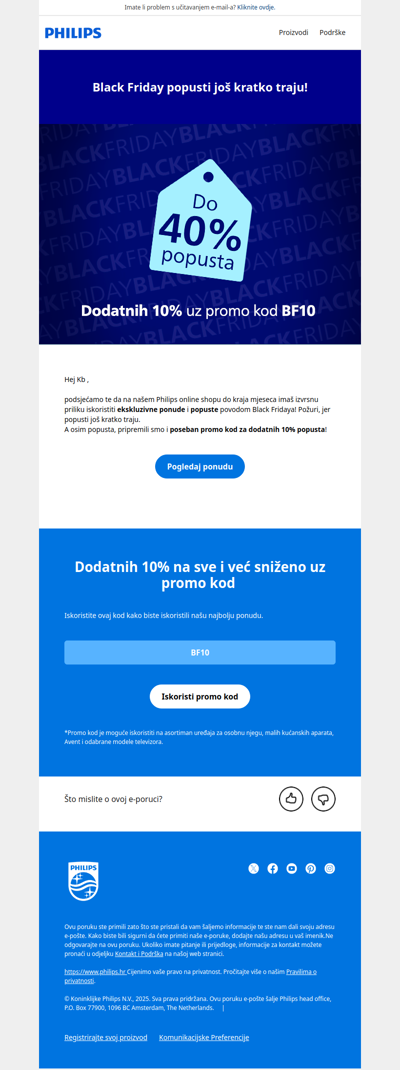 Popusti do 40% i promo kod traju još par dana!