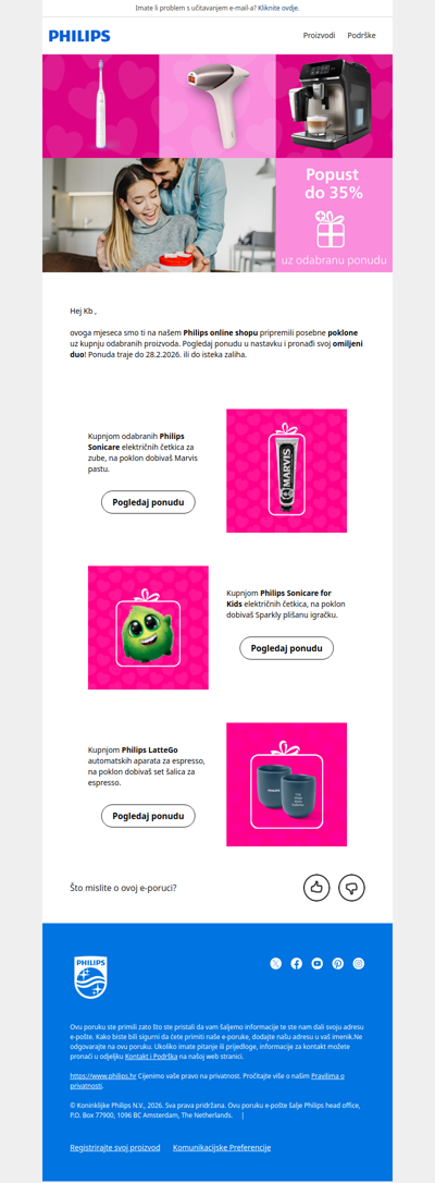 Kupnjom do posebnih poklona!