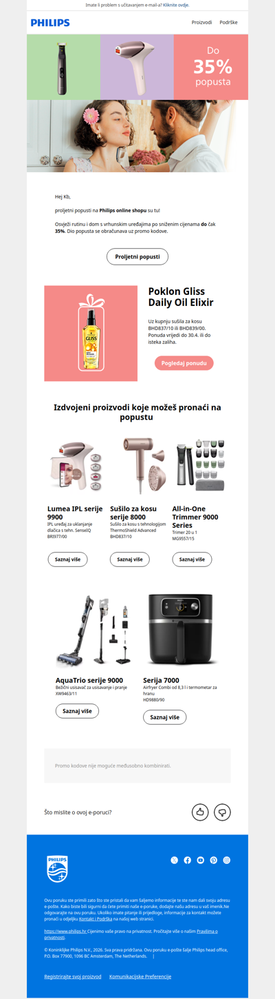 Philips proljetni popusti!💙