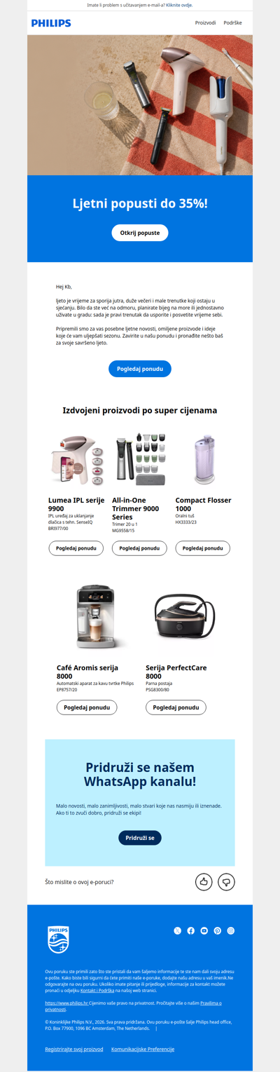 Bezbrižno ljeto uz Philips!🌿