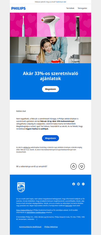💝 Ess szerelembe az akár 33%-os kedvezményeinkkel
