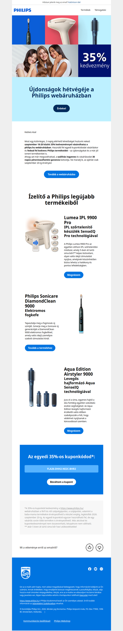 🎉Újdonságok hétvégéje a Philips webáruházban!