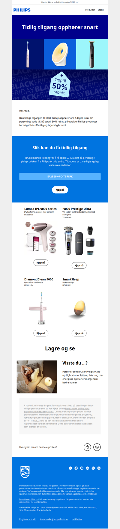 ⚠️ Tidlig tilgang opphører snart