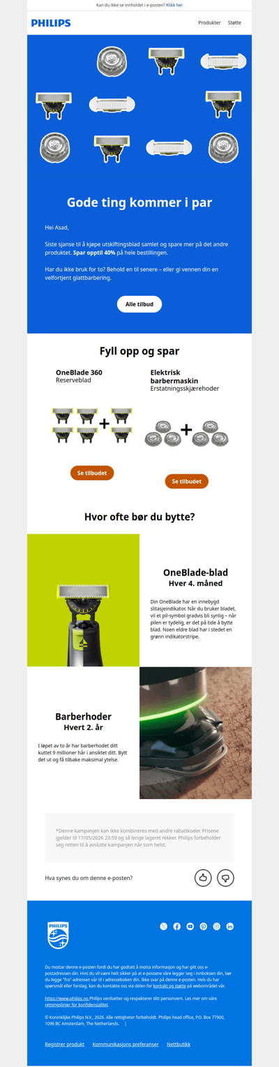 ⏰ Siste sjanse til å friske opp barberingen (og spare!)