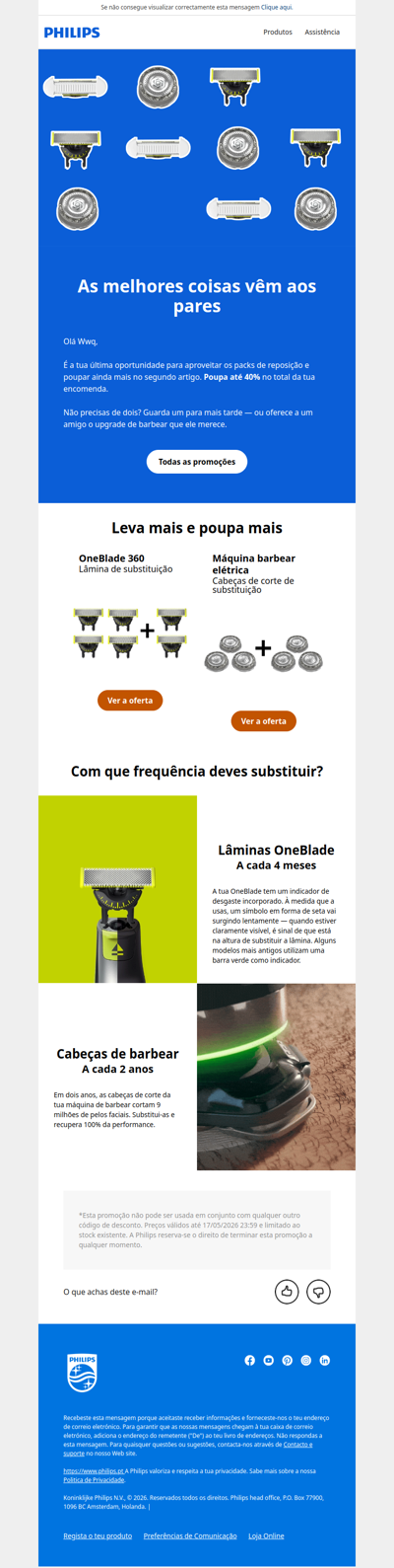 ⏰ Última oportunidade para renovar o teu barbear (e poupar!)
