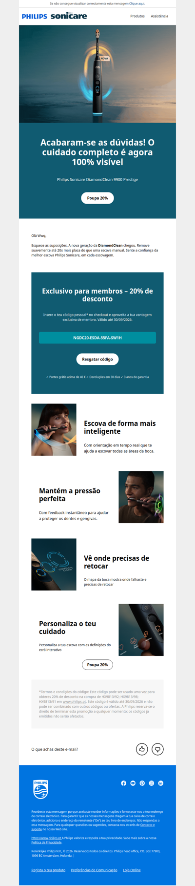 🆕 Conhece a nossa melhor escova de dentes até agora