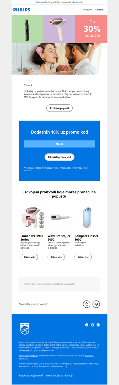 Dodatnih 10% na već sniženo!💙