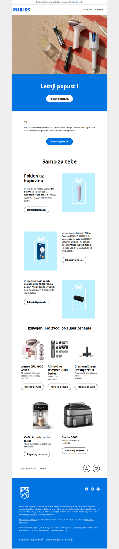 Letnji popusti se završavaju!