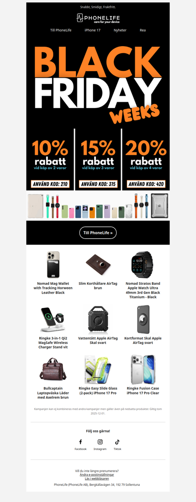 🧡 BLACK FRIDAY WEEKS