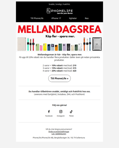 Mellandagsrean är igång!