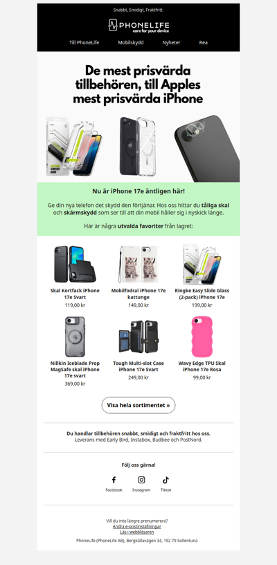 Nya iPhone 17e är här – skydda din investering