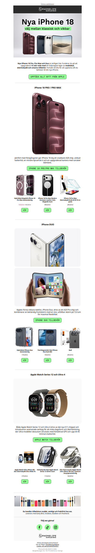 Nya iPhone 18 och Duo är äntligen här! 📱