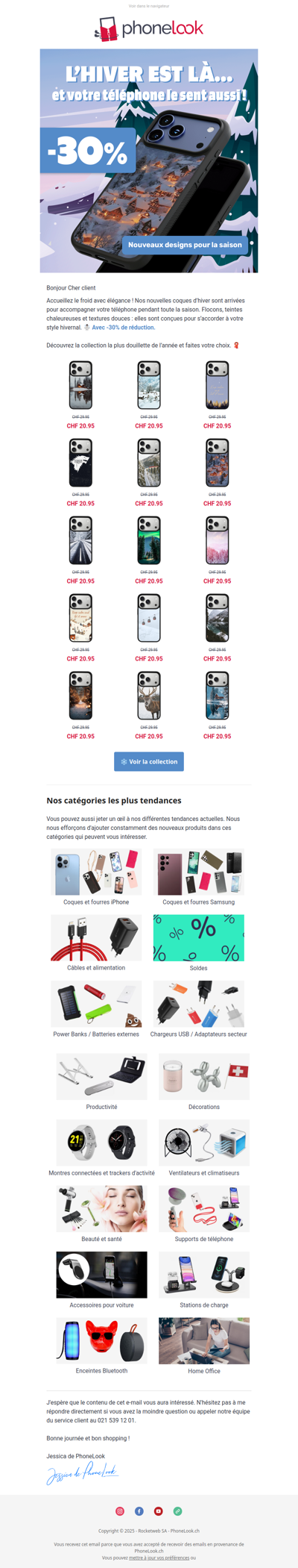 -30% sur nos coques aux motifs hivernaux ⛄