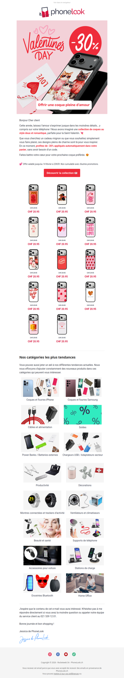 -30% sur nos coques de Saint-Valentin 💕📱