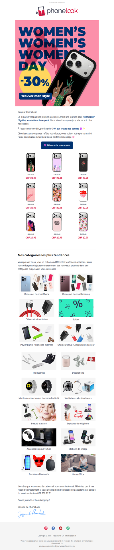 ♀️ 8 mars : -30% avec du sens 💜