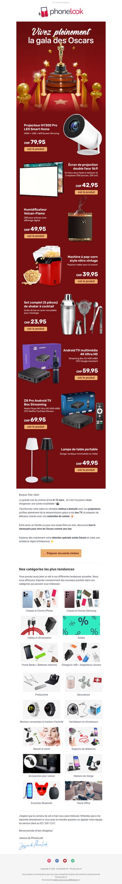 🏆 Vivez les Oscars depuis chez vous