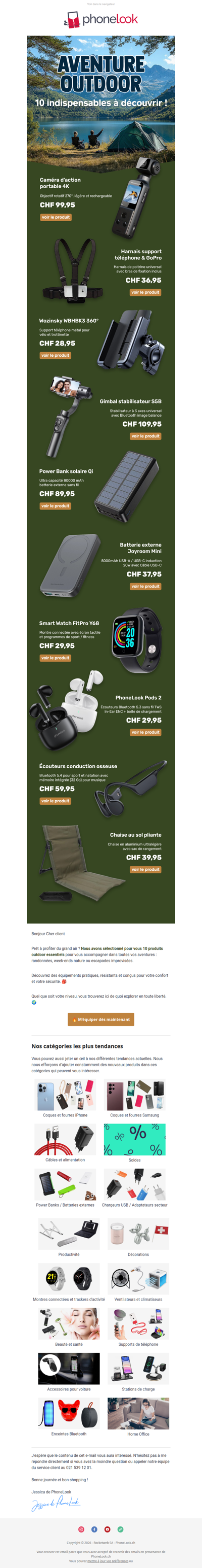 🌞 Tout pour vos escapades en plein air