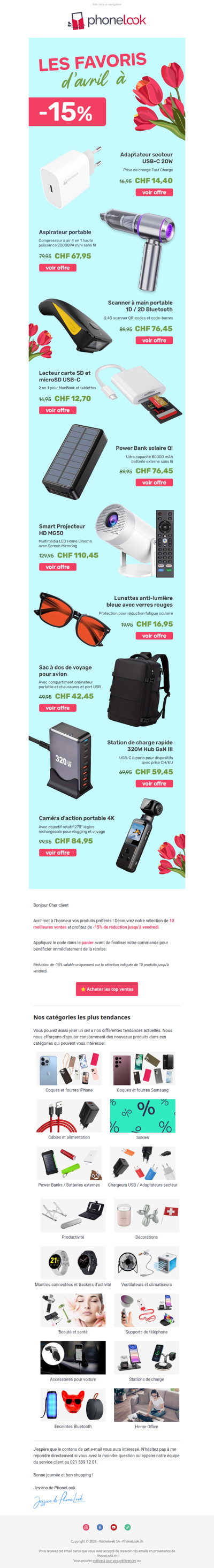 🔥 Top Ventes d’avril : -15%