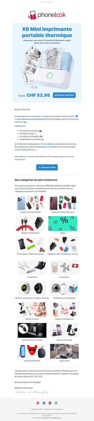 📸 La mini imprimante pratique et fun à prix réduit