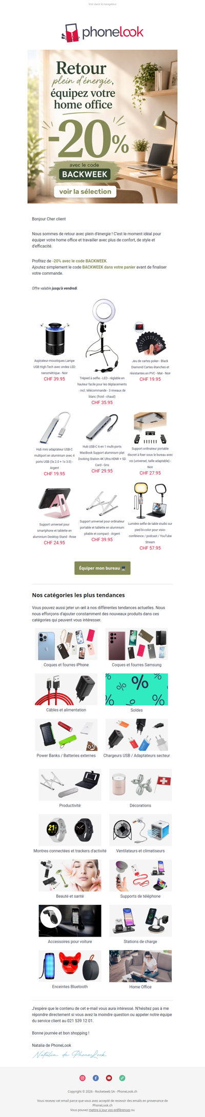 💼 Retour en force avec -20%