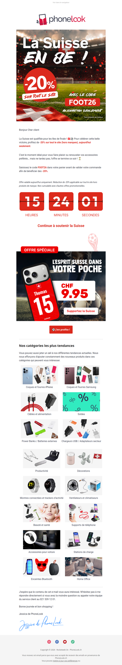 ⚽ Direction les 8es ! Fêtez ça avec -20%