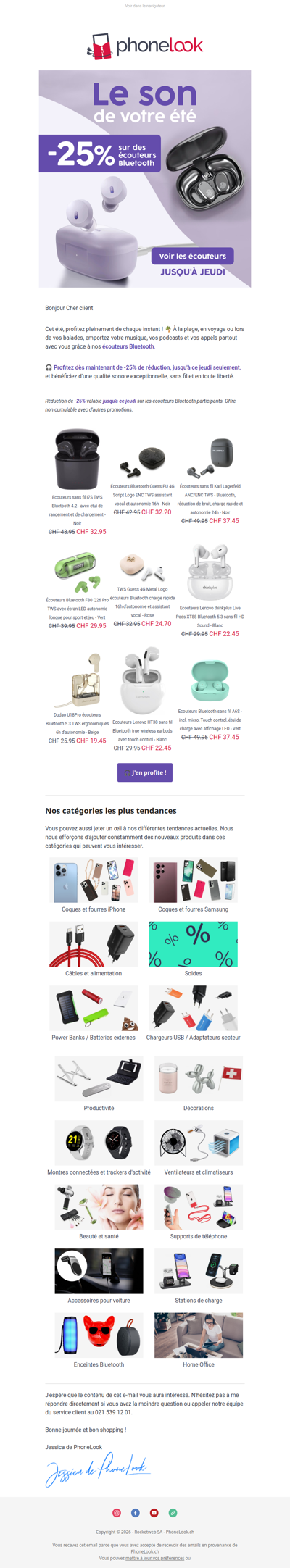 🎧 Vos écouteurs Bluetooth à -25 % !