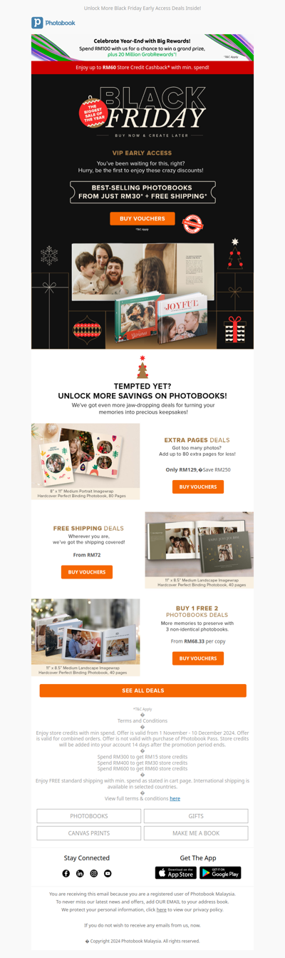 Shop NOW, VIP! Best-Selling Photobooks For Only RM30 🚨