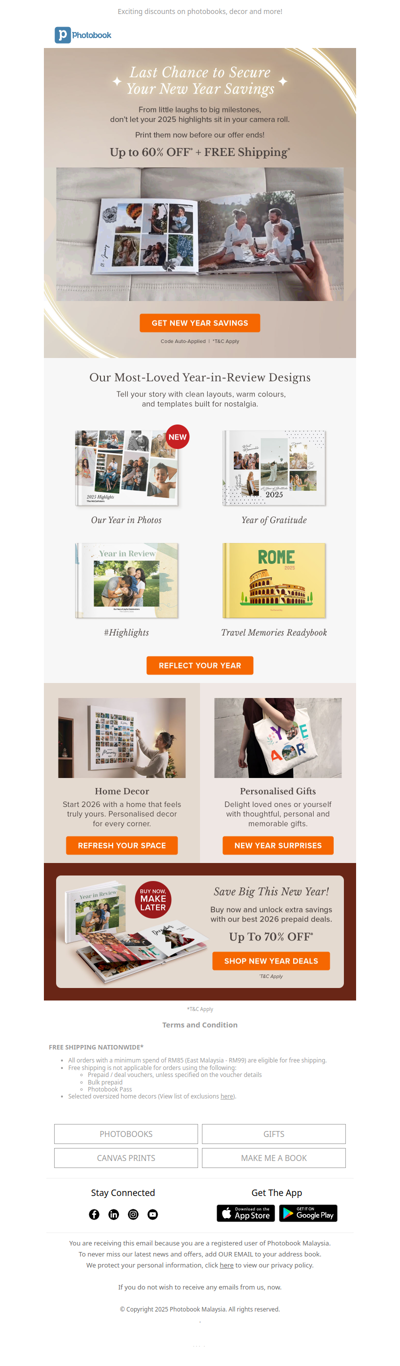 Last Call 📣 New Year Deals Up to 60% OFF*