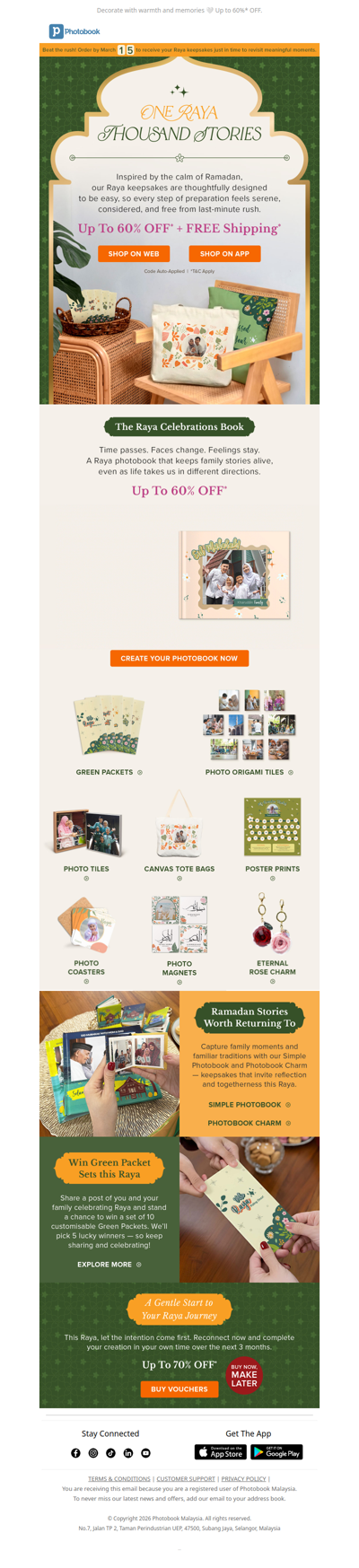 Let Raya Warm Your Home ✨