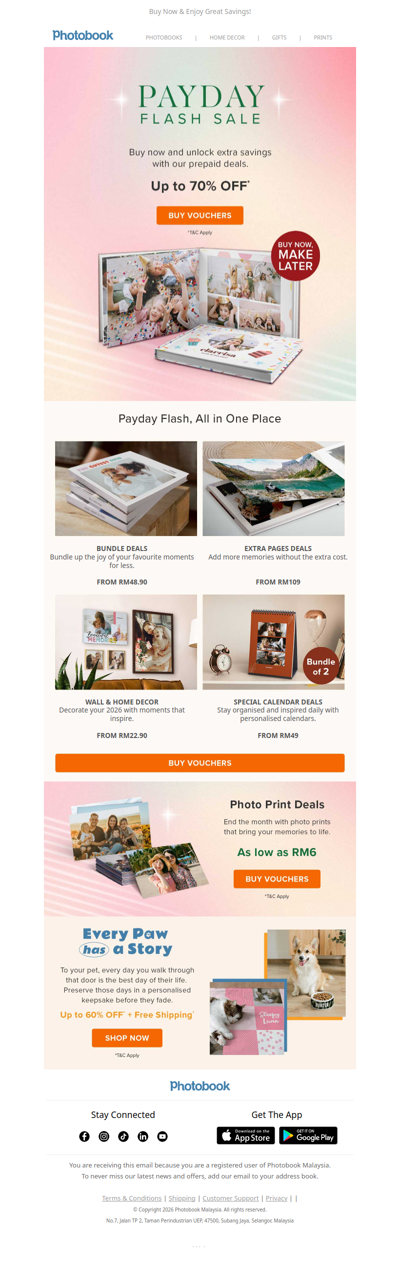 Payday Flash Sale Up to 70% OFF 🎉