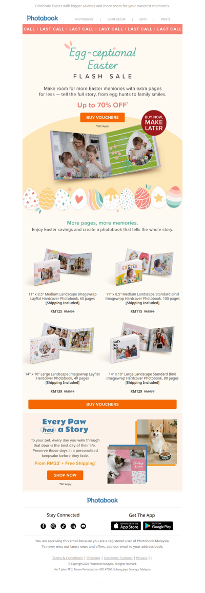 Egg-stra Pages, Up to 70% OFF🐣