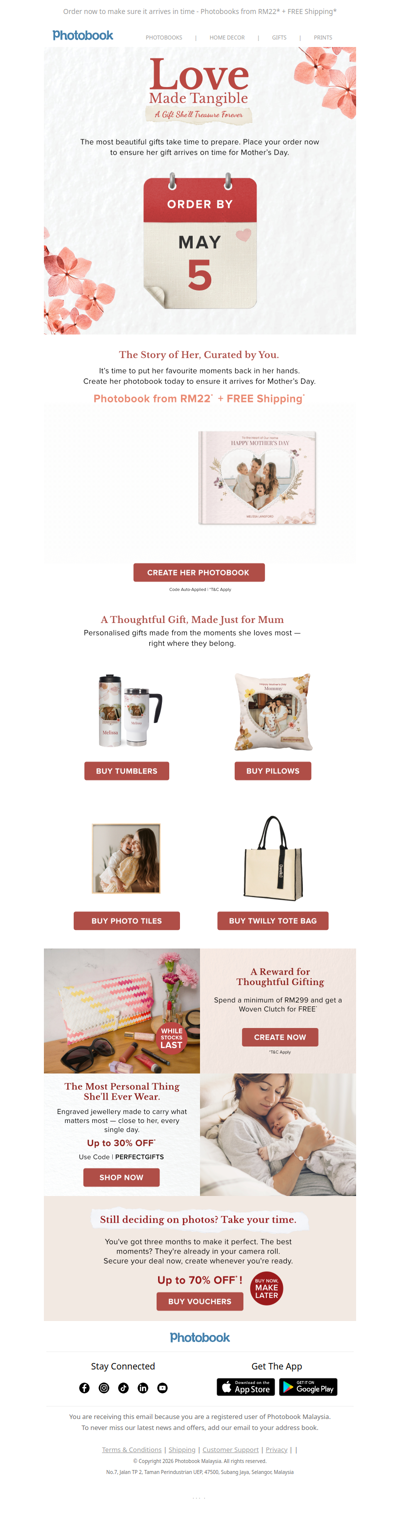 Still Haven't Ordered Mum's Gift? 🌷