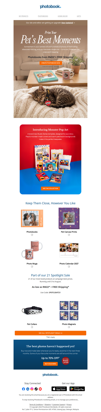 Turn your pet's photos Into keepsakes 🐾