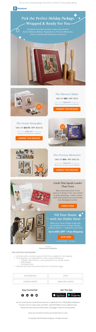 New Holiday Packages Await!