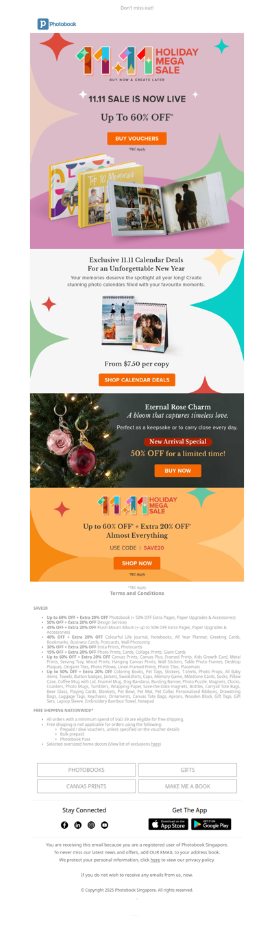 🚨 11.11 is LIVE – Up to 60% OFF