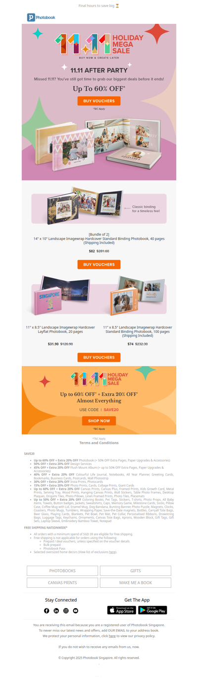 🎉 Last Call – 11.11 After Party Sale