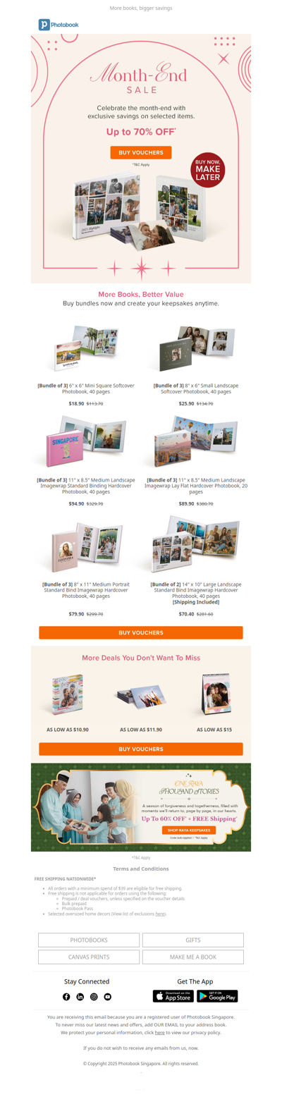 Month End Sale: Bundles Up to 70% Off📚