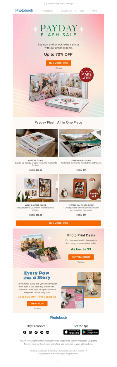 Payday Flash Sale Up to 70% OFF 🎉