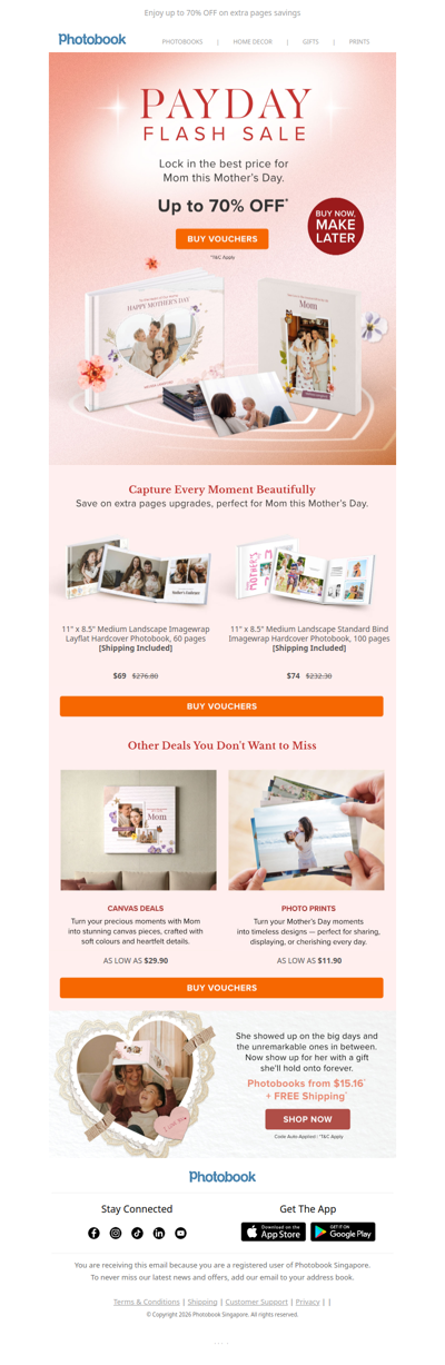 Payday Flash: Save More for Mom 💖