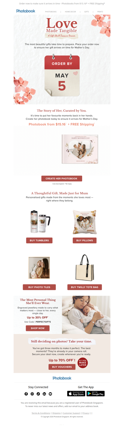 Still Haven't Ordered Mum's Gift? 🌷