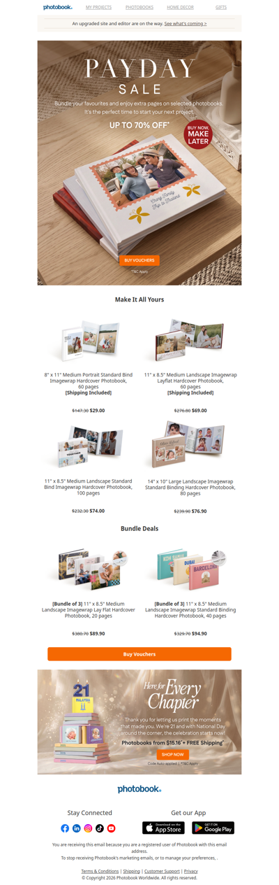 More Pages. Up to 70% OFF