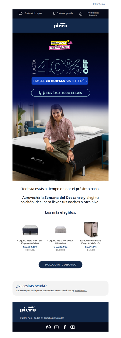 Tu descanso todavía puede evolucionar ✨