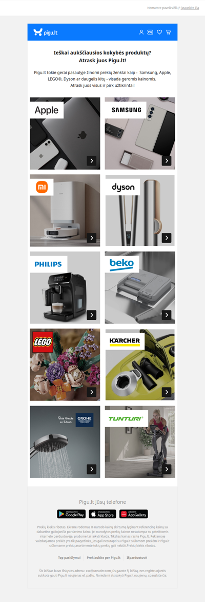 Samsung? Dyson? O gal LEGO®?