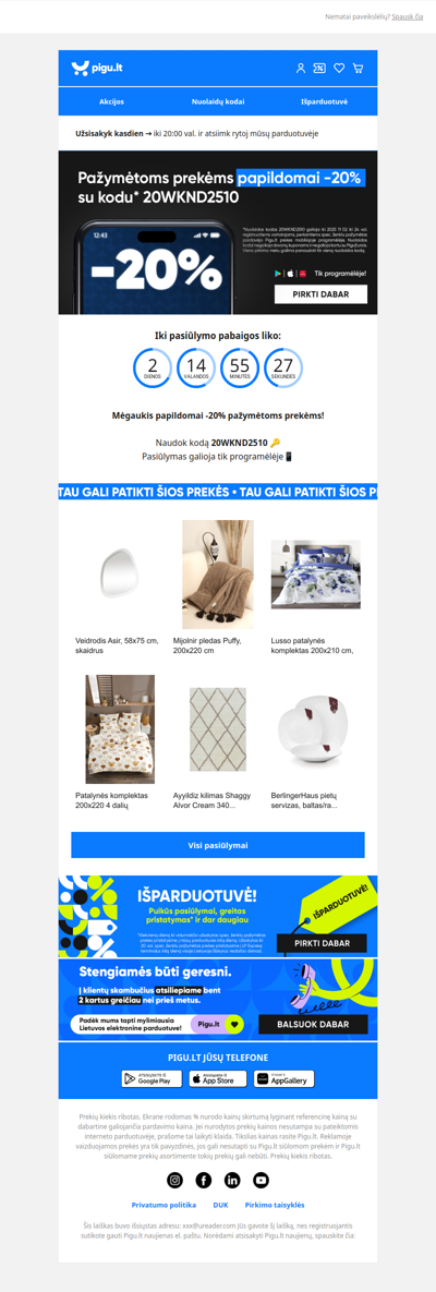 🔓 Išskritinis nuolaidos kodas viduje