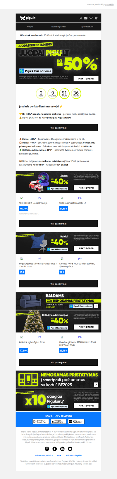 🛍️ Juodasis Penktadienis tęsiasi!