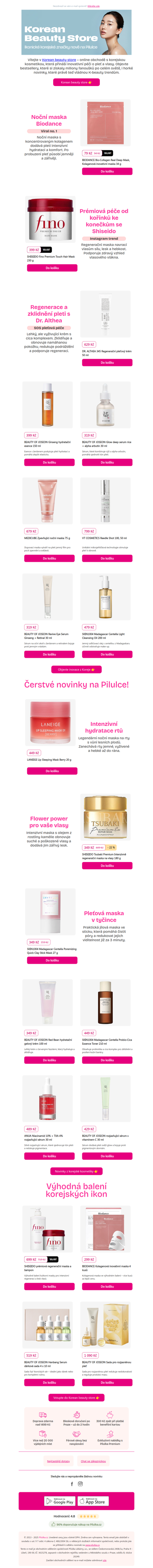 Ikonické produkty a novinky z Koreje 🔥