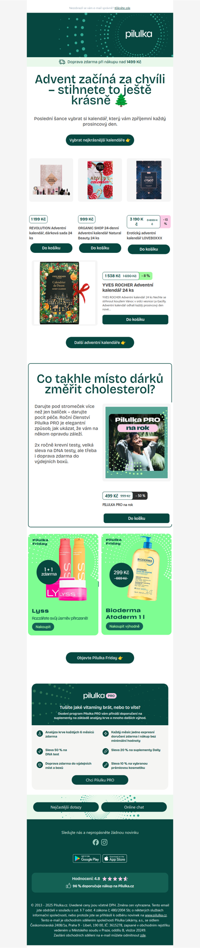 Odpočítávejte do Vánoc s adventními kalendáři 🎄📆